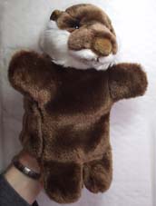 Cuddly Otter hand puppet